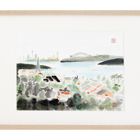 Sydney Harbour on a Windy Day by Wang Wei [Original Painting]