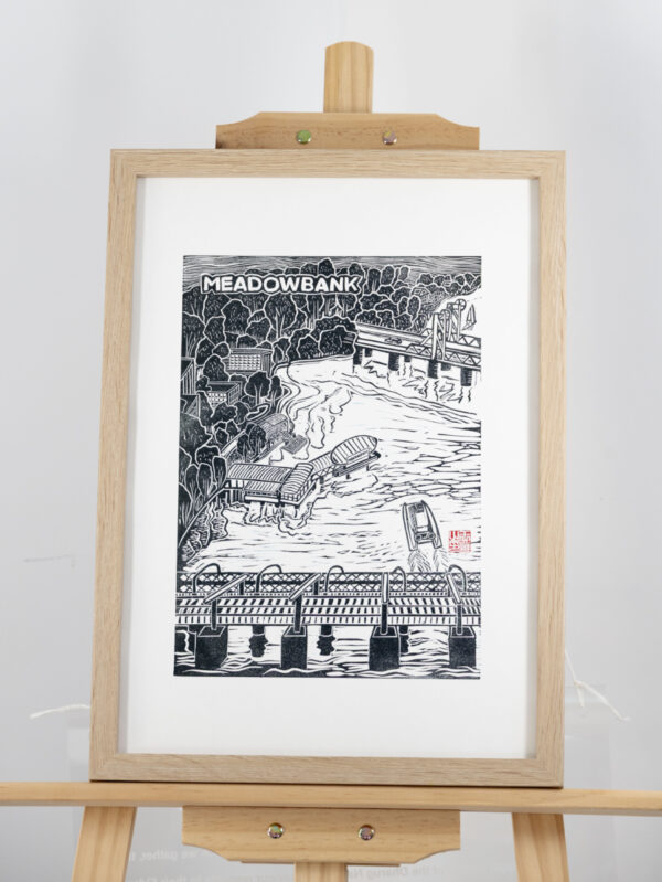 Meadowbank Original Linocut Print [various editions] - Image 6