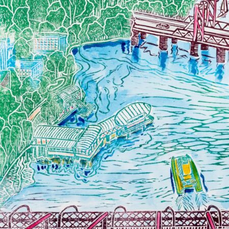 Meadowbank Original Linocut Print [various editions]