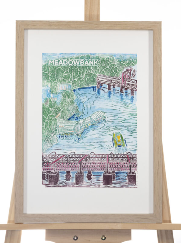 Meadowbank Original Linocut Print [various editions] - Image 7
